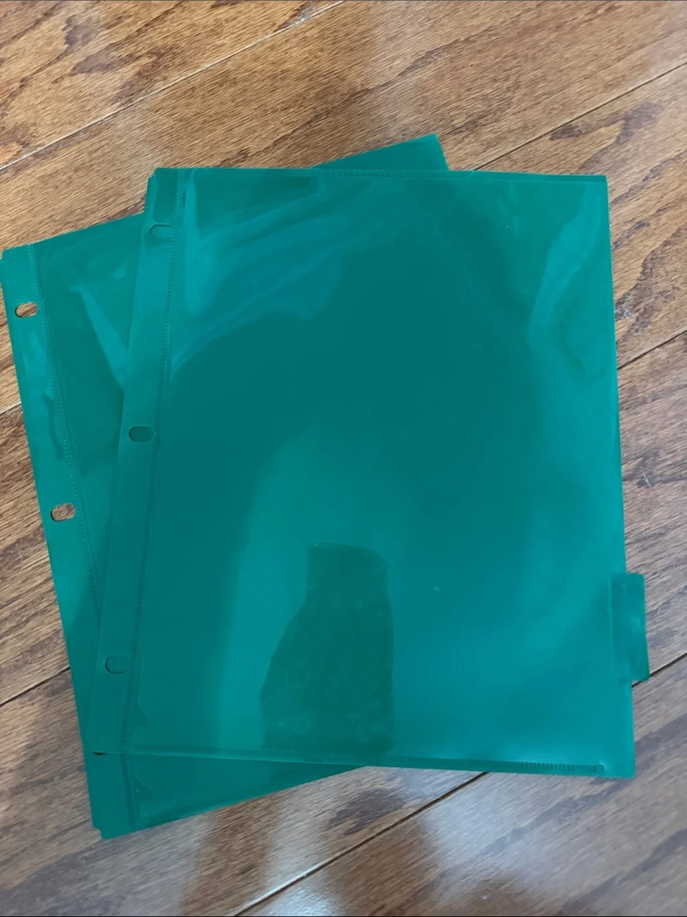 Binder Pockets 3 Ring Clear Pocket Divider Folders Sleeves Slash File Jacket 16
